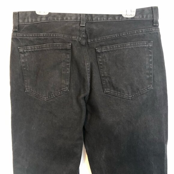 Mens  Regular Fit Black Jeans - Picture 7 of 10